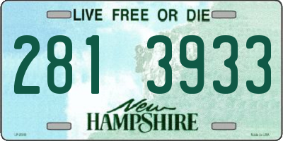 NH license plate 2813933