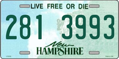 NH license plate 2813993