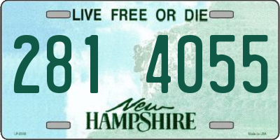 NH license plate 2814055