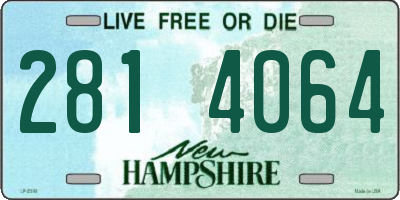NH license plate 2814064