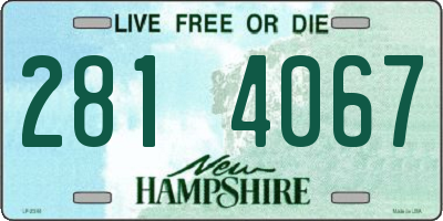 NH license plate 2814067