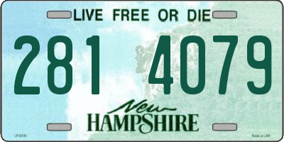 NH license plate 2814079