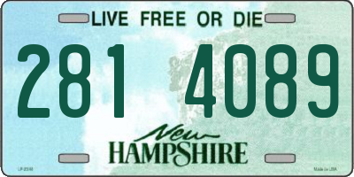 NH license plate 2814089