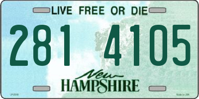 NH license plate 2814105