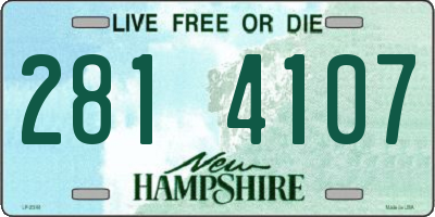 NH license plate 2814107
