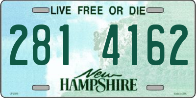 NH license plate 2814162