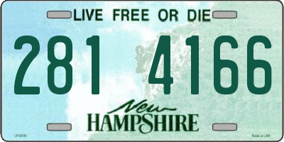 NH license plate 2814166