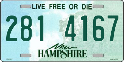 NH license plate 2814167