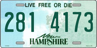 NH license plate 2814173