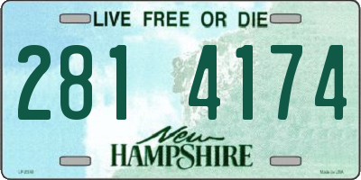 NH license plate 2814174