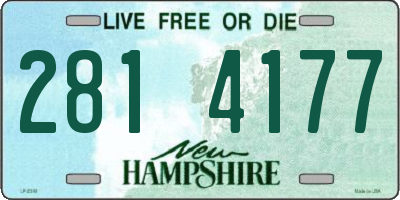 NH license plate 2814177