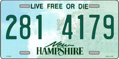 NH license plate 2814179