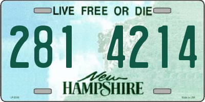 NH license plate 2814214