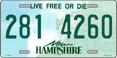 NH license plate 2814260