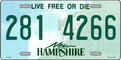 NH license plate 2814266