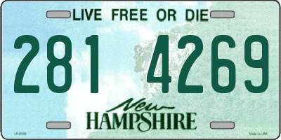 NH license plate 2814269
