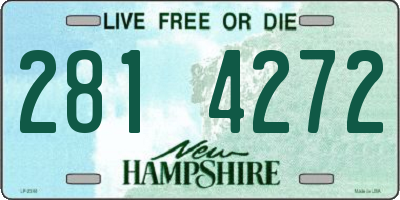 NH license plate 2814272
