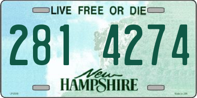 NH license plate 2814274