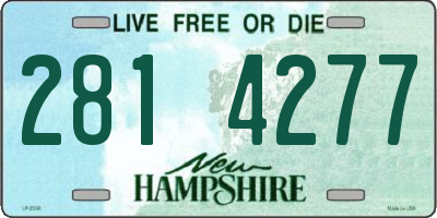 NH license plate 2814277