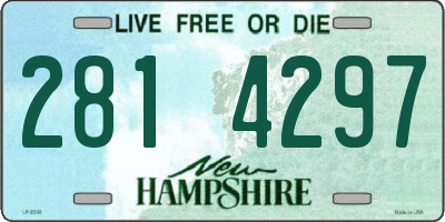 NH license plate 2814297