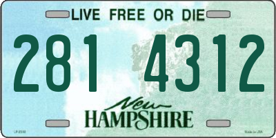 NH license plate 2814312