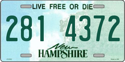 NH license plate 2814372