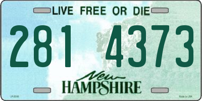 NH license plate 2814373