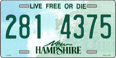 NH license plate 2814375