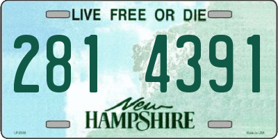 NH license plate 2814391