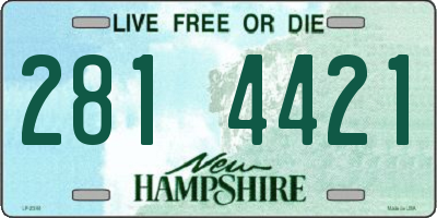 NH license plate 2814421