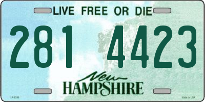 NH license plate 2814423
