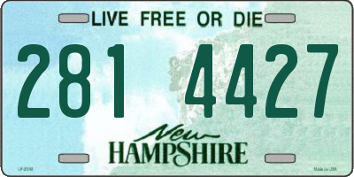 NH license plate 2814427