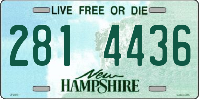 NH license plate 2814436