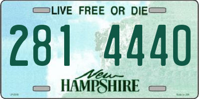 NH license plate 2814440
