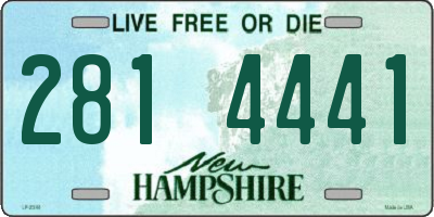 NH license plate 2814441