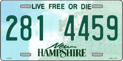 NH license plate 2814459