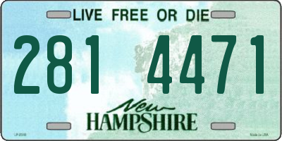 NH license plate 2814471