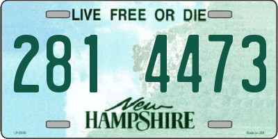 NH license plate 2814473