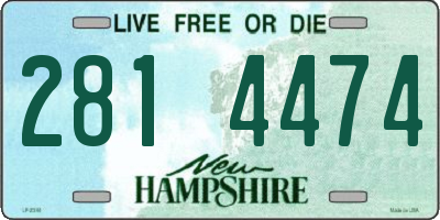 NH license plate 2814474