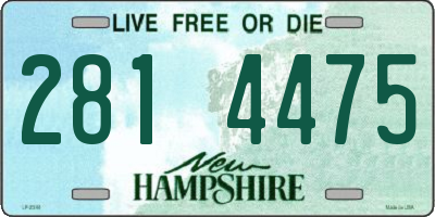 NH license plate 2814475