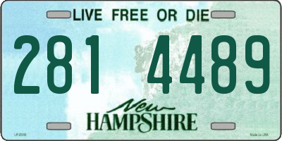 NH license plate 2814489