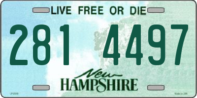 NH license plate 2814497