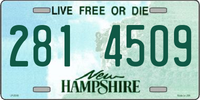NH license plate 2814509