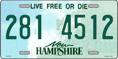 NH license plate 2814512