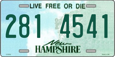 NH license plate 2814541