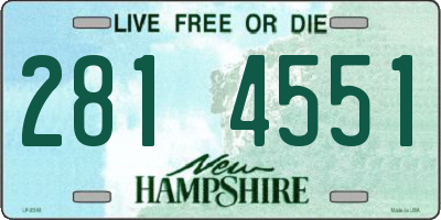 NH license plate 2814551