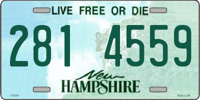 NH license plate 2814559