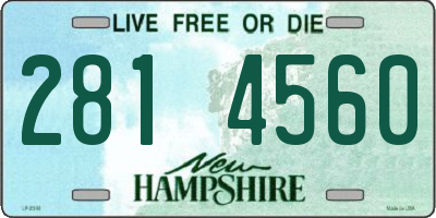 NH license plate 2814560