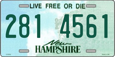 NH license plate 2814561