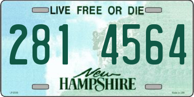NH license plate 2814564